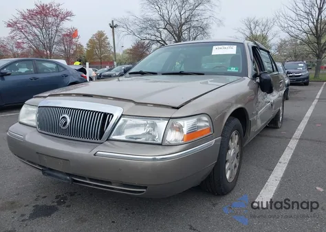 2003 Mercury Grand Marquis Ls из США, поврежденный, VIN 2MEFM75W73X653224